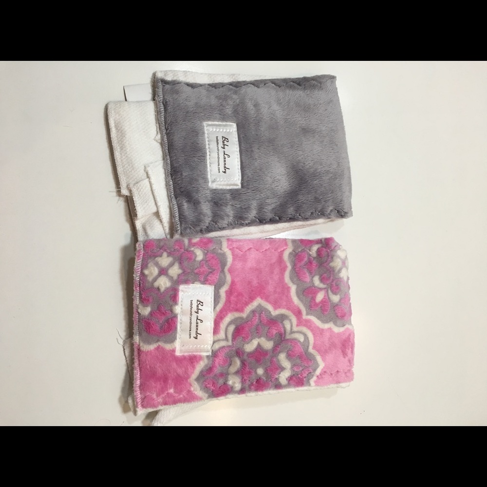 2 Baby Laundry Super Soft Burp Cloths